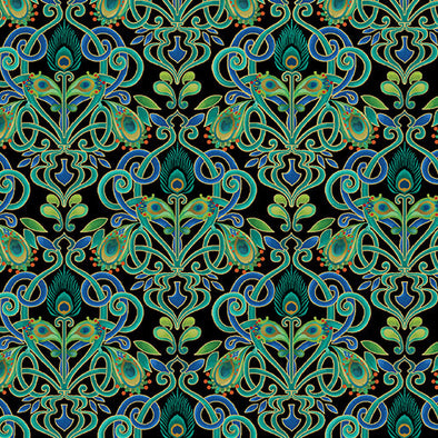 Feather Medallion - Cotton Print