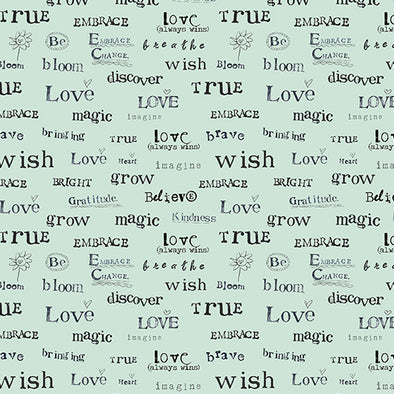 Words of the Heart - Cotton Print