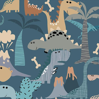 Dino Friends - Cotton Jersey