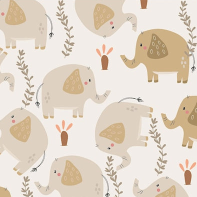 Elephants - Cotton Jersey