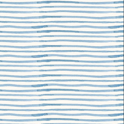 Watercolour Stripes - Cotton Jersey