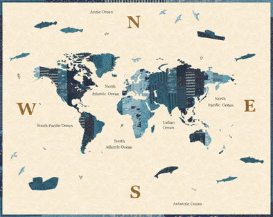 Longshore Flag - Printed Cotton Panel