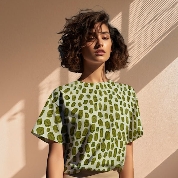 Leaves - Viscose Twill