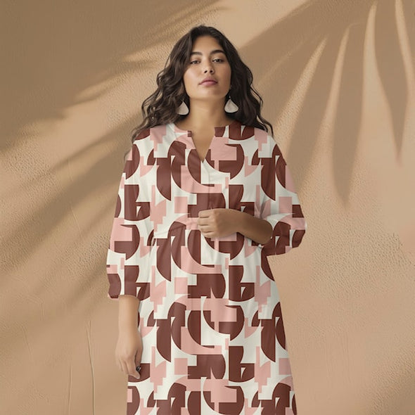 Abstract Pinks - Viscose Twill