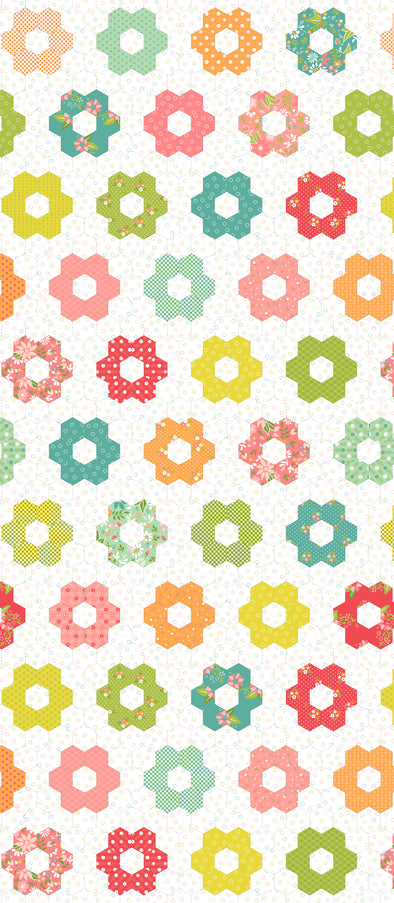 Strawberry Lemonade Patchwork - Cotton Print