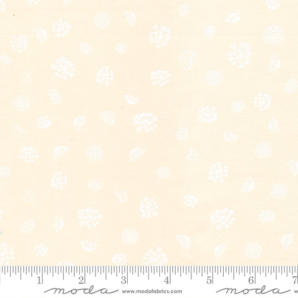 White Blossoms - Cotton Print
