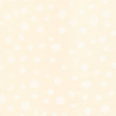 White Blossoms - Cotton Print