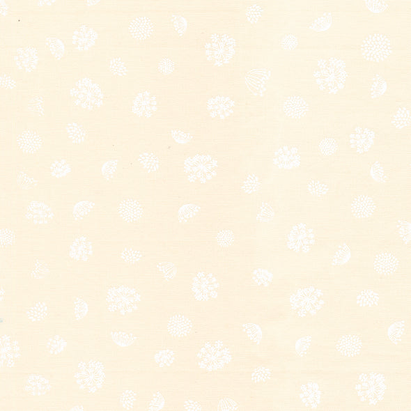 White Blossoms - Cotton Print