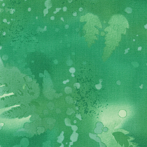 Green Fossil Fern - Cotton Print