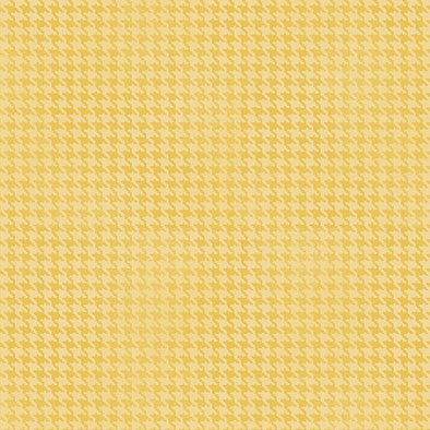 Buttercup Blushed Houndstooth - Cotton Print