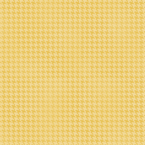 Buttercup Blushed Houndstooth - Cotton Print