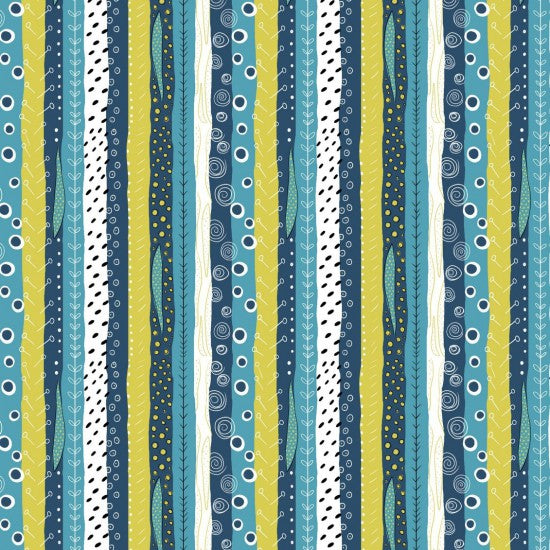 Abstract Stripes - Cotton Print