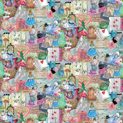 Alice in Wonderland - Cotton Print