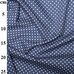 Denim Spots - Cotton Poplin