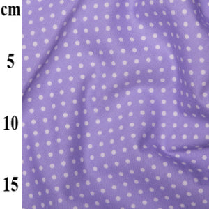 Lilac Spots - Cotton Poplin
