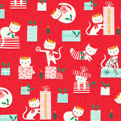 Cosy Christmas Presents - Cotton Print