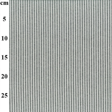 Black Yarn Dyed Stripe