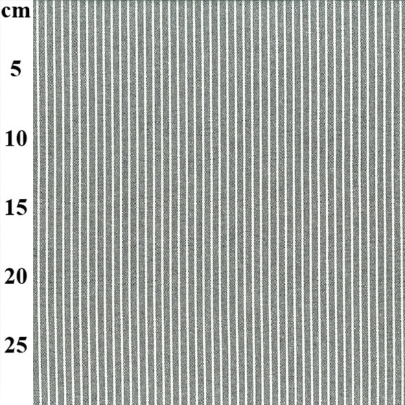 Black Yarn Dyed Stripe