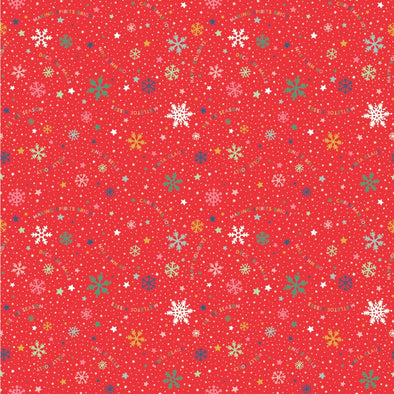 Oh What Fun Snowflake - Cotton Print