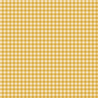 Woven Yellow Gingham - Cotton Print