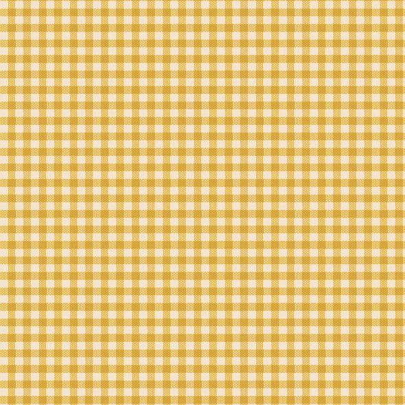 Woven Yellow Gingham - Cotton Print