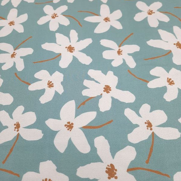 Golden Stems - Viscose Twill