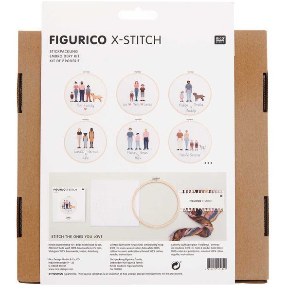 Figurico Family - Cross Stitch Kit