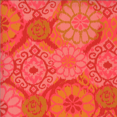 Ikat Pink - Cotton Print