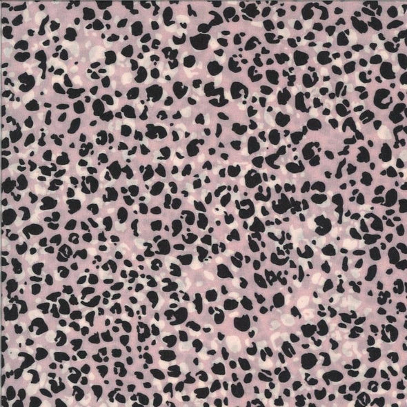 Lavender Leopard Print Rayon