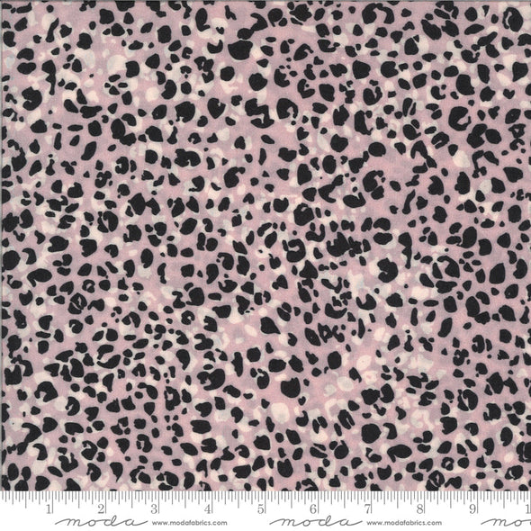 Lavender Leopard Print Rayon