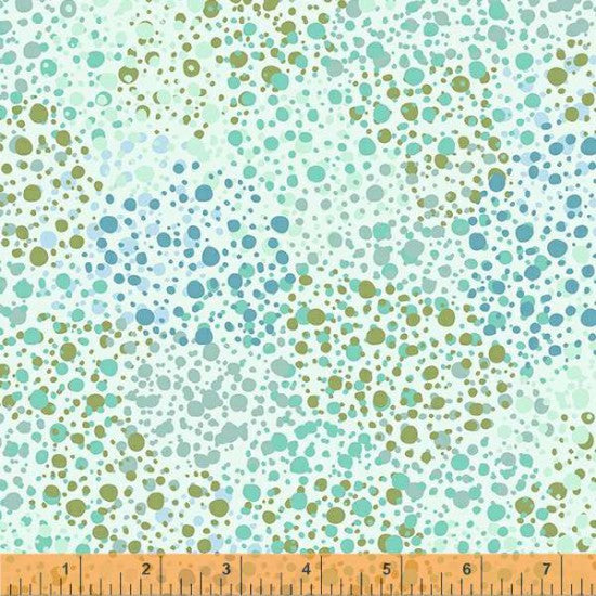 Aqua Speckle - Wide Quilt Backing