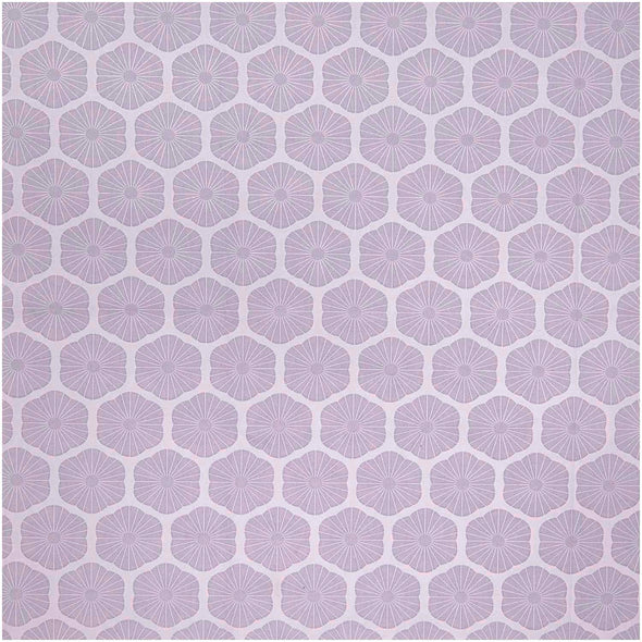 Lilac Rosette - Cotton Poplin