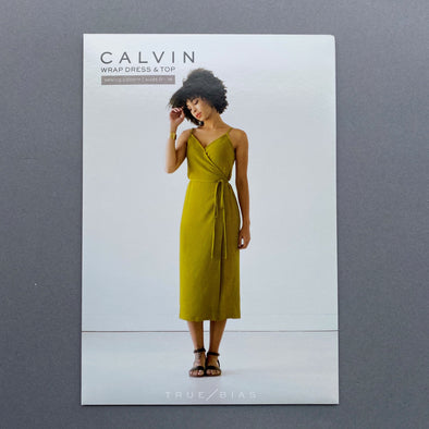 Calvin Wrap Dress-Top by True Bias Patterns