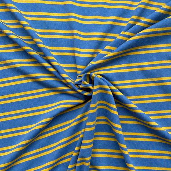 Mustard Stripe - Cotton Jersey