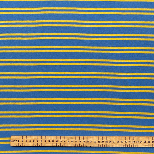 Mustard Stripe - Cotton Jersey