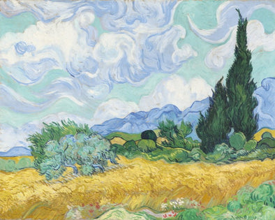 National Gallery Wheatfield - Printed Cotton Panel
