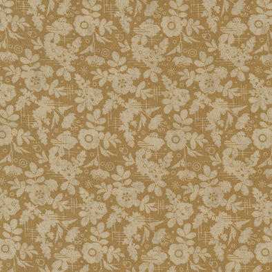 Decorum Caramel - Cotton Print