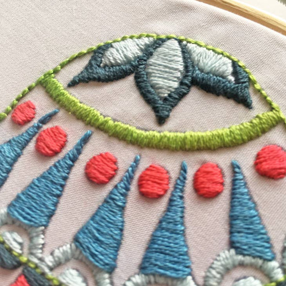 Jellyfish by Embroidery Kit Cinnamon Stitching