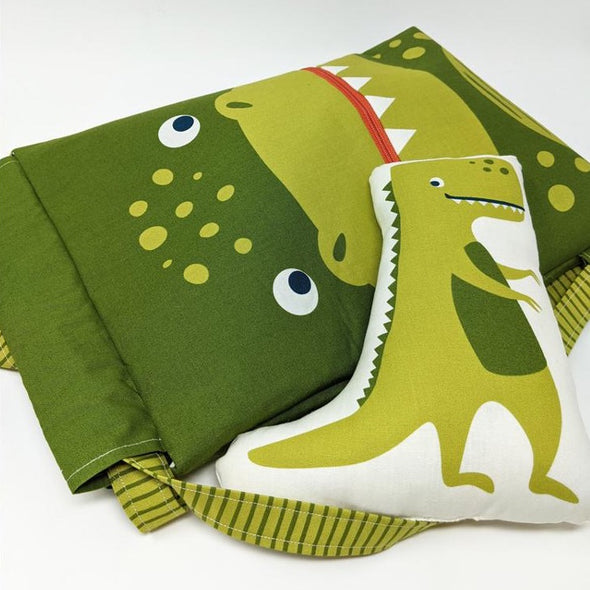 Stomp Stomp Roar Backpack - Printed Cotton Panel