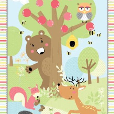Woodland - Printed Cotton Panel