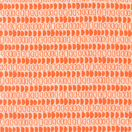 Orangeade Quarry Trail by Robert Kaufman - Cotton Linen