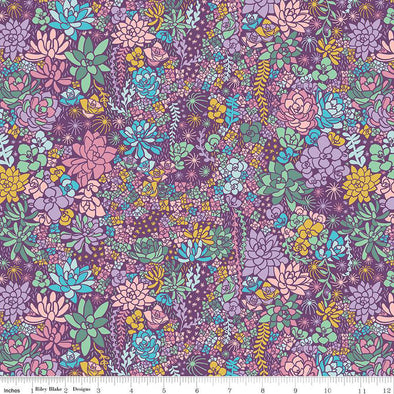 Arid Oasis Grape - Cotton Print