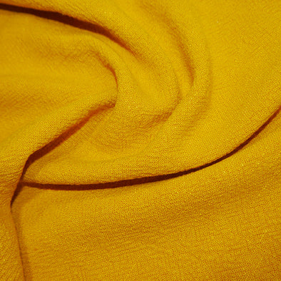 Stone Washed Linen/Viscose - Ochre