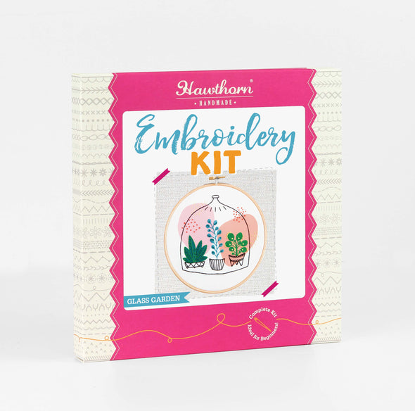 Glass Garden Embroidery Kit