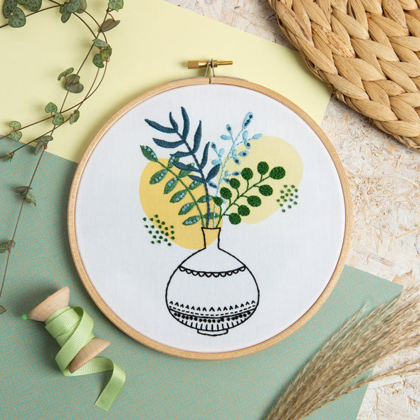 Green Fingers Embroidery Kit