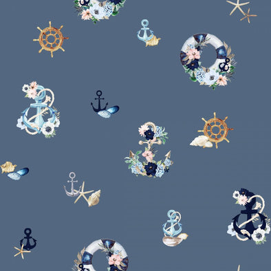 Nautical Romance - Cotton Canvas