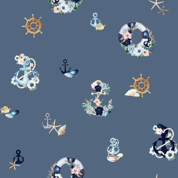 Nautical Romance - Cotton Canvas