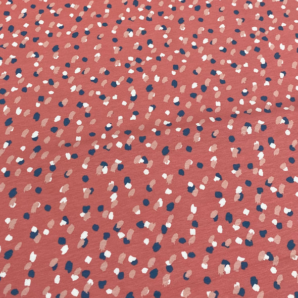 Coral Splash - French Terry Print