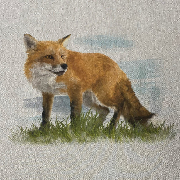Linen Look - Fox Panel
