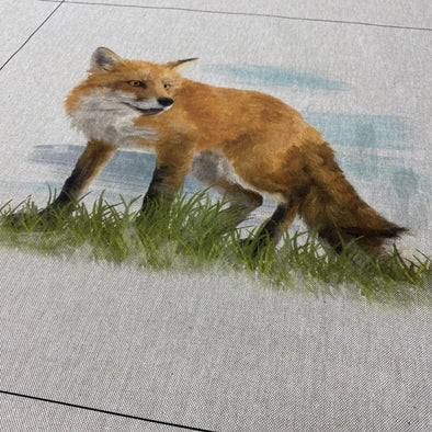 Linen Look - Fox Panel